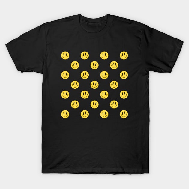 Smiley Pattern T-Shirt by souloff